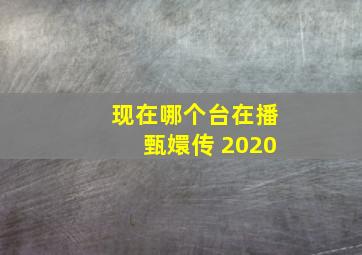 现在哪个台在播甄嬛传 2020